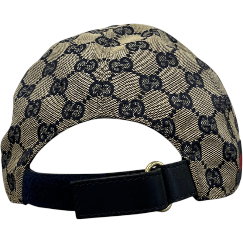 Men's Gg Supreme Web Cap Hat Beige
