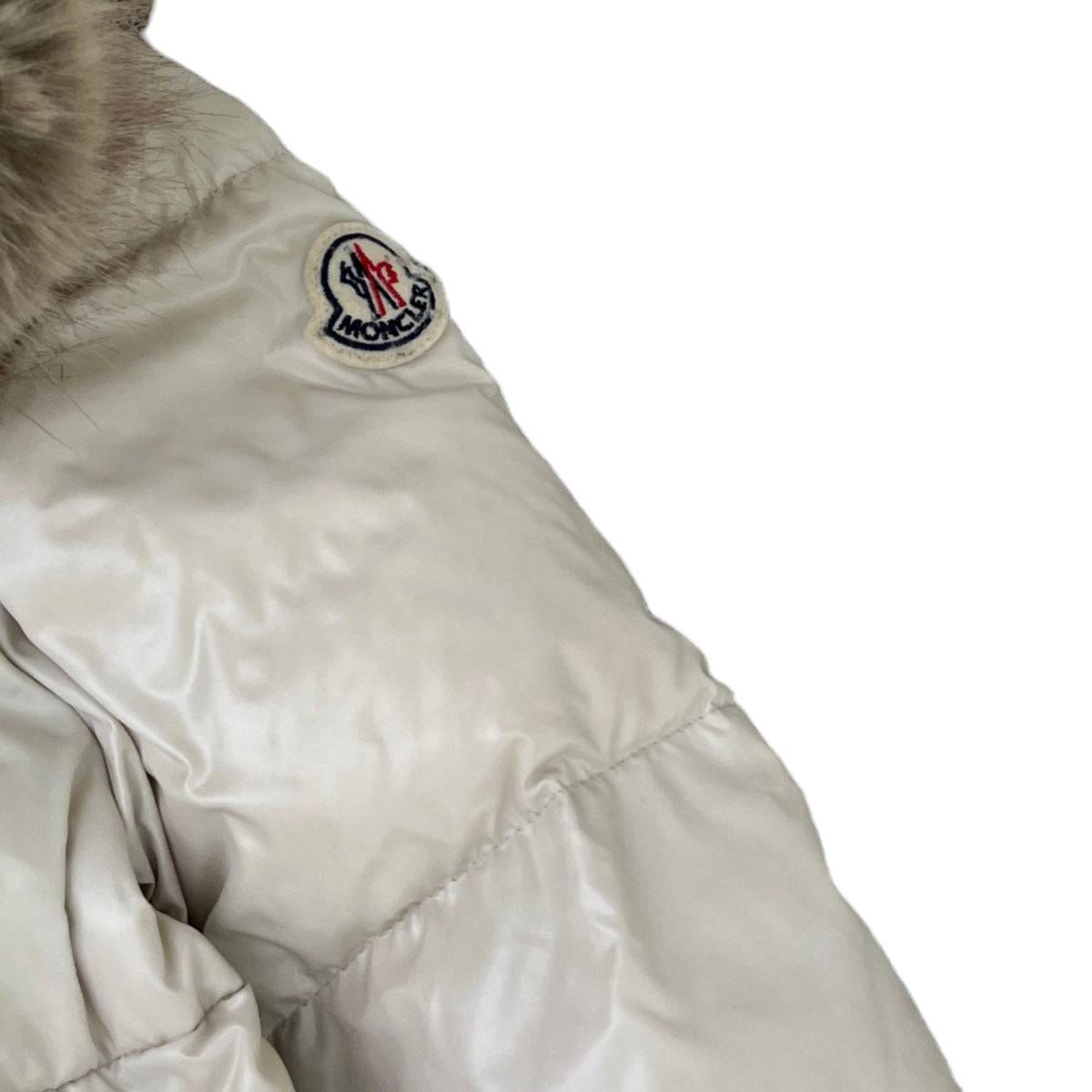 Women's Laichefur Down Jacket Cream Size 1 / UK 10 - Photo 6