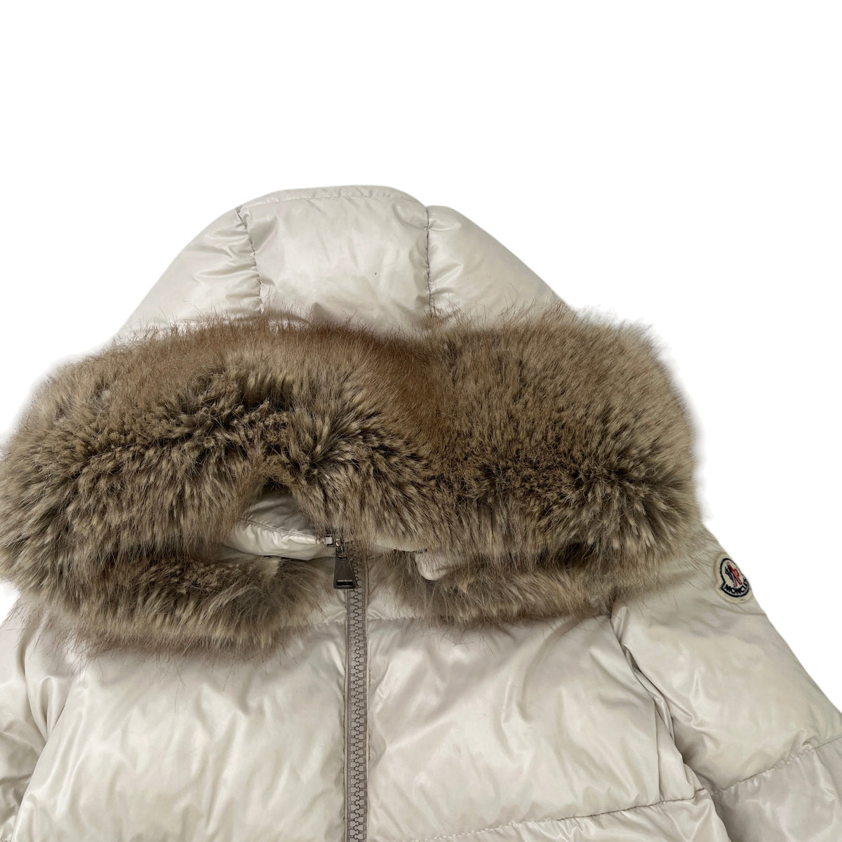 Women's Laichefur Down Jacket Cream Size 1 / UK 10 - Photo 5