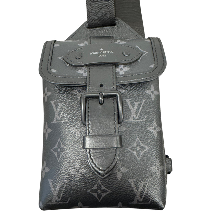 Men's Monogram Eclipse Saumur Slingbag Belt Bag Black