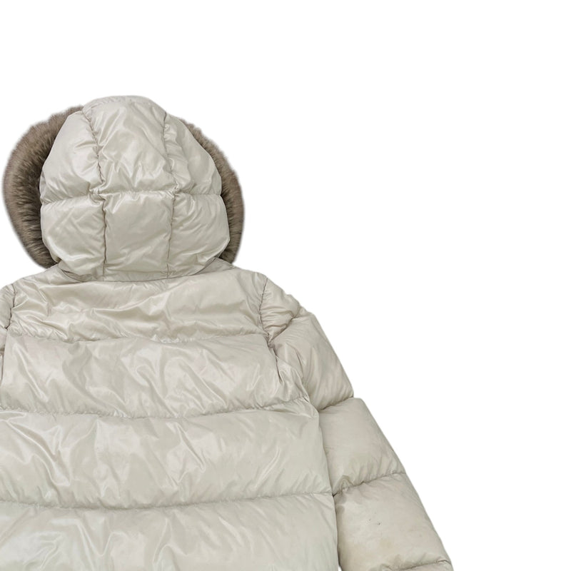 Women's Laichefur Down Jacket Cream Size 1 / UK 10