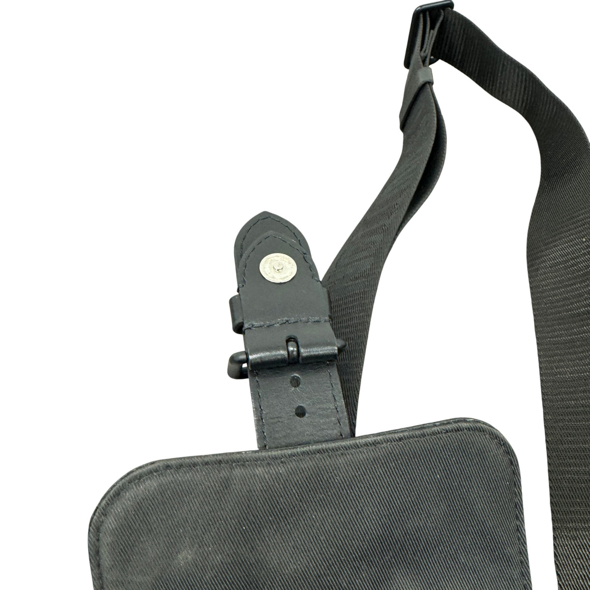 Men's Monogram Eclipse Saumur Slingbag Belt Bag Black - Photo 10