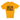Men's Logo Print T-Shirt Yellow Size L
