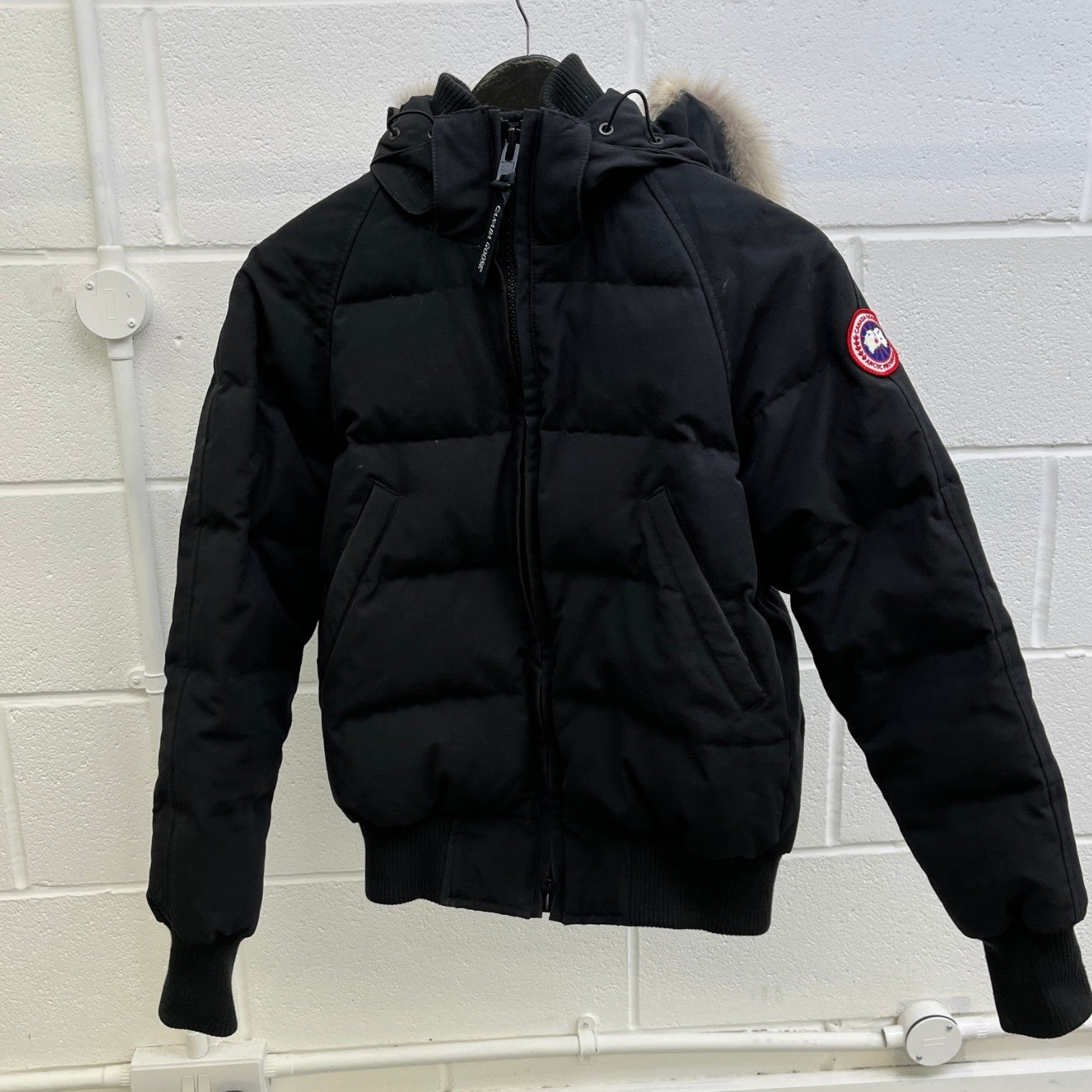 Women's Savona Bomber Down Jacket Black Size S - Photo 10