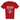 Men's Logo Print T-Shirt Red Size L