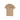Men's Oversized Tape Logo T-Shirt Beige Size XS