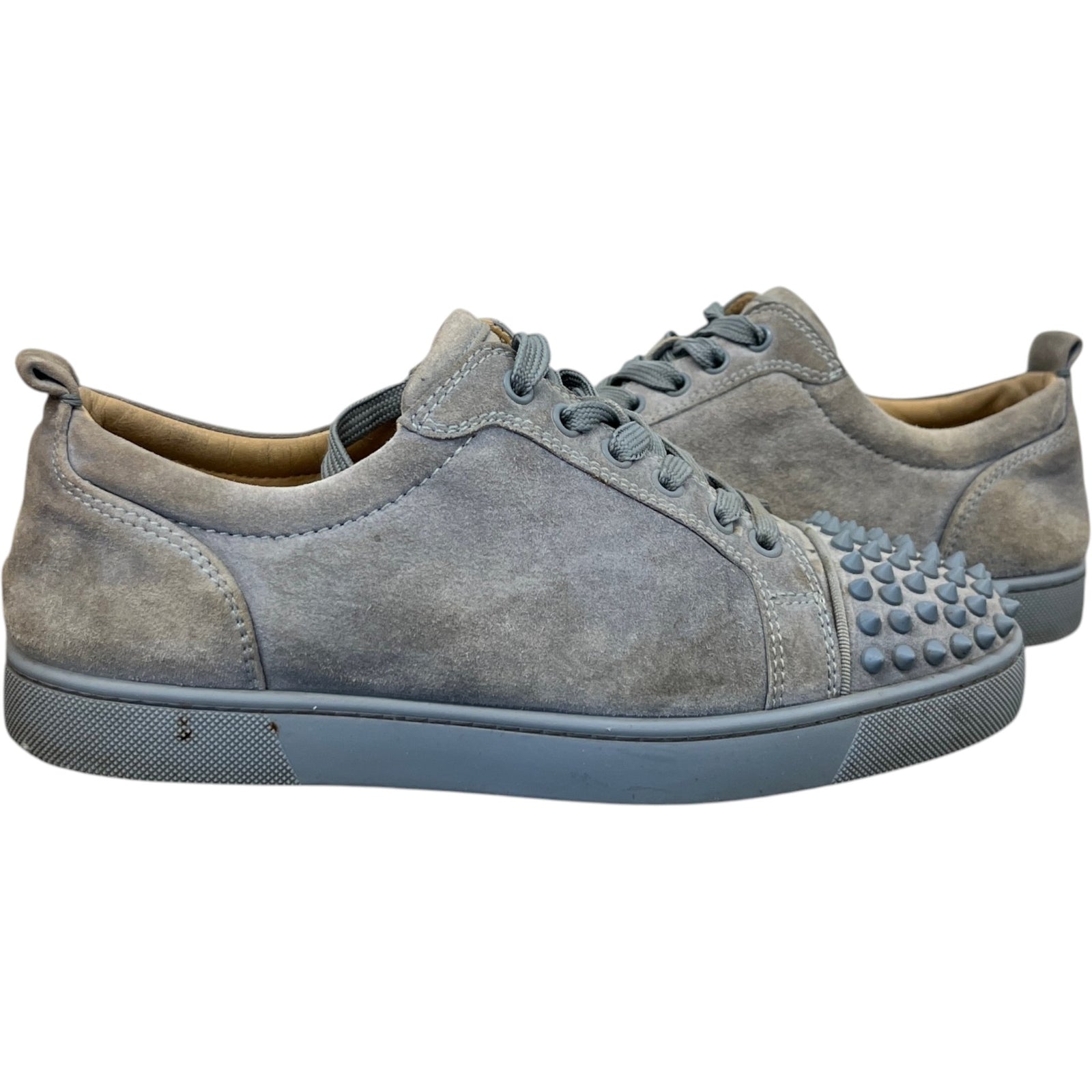 Men's Louis Junior Spikes Flat Low Trainers Grey Size EU 39.5 / UK 5.5 - Photo 3