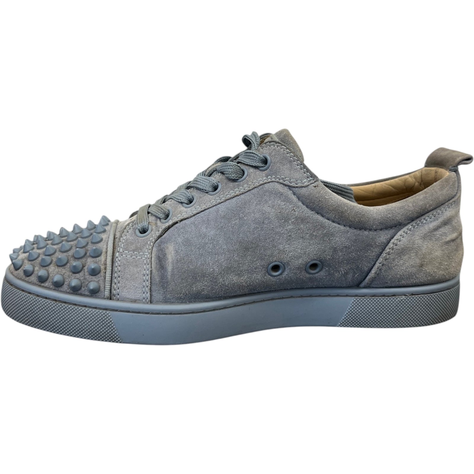 Men's Louis Junior Spikes Flat Low Trainers Grey Size EU 39.5 / UK 5.5 - Photo 2