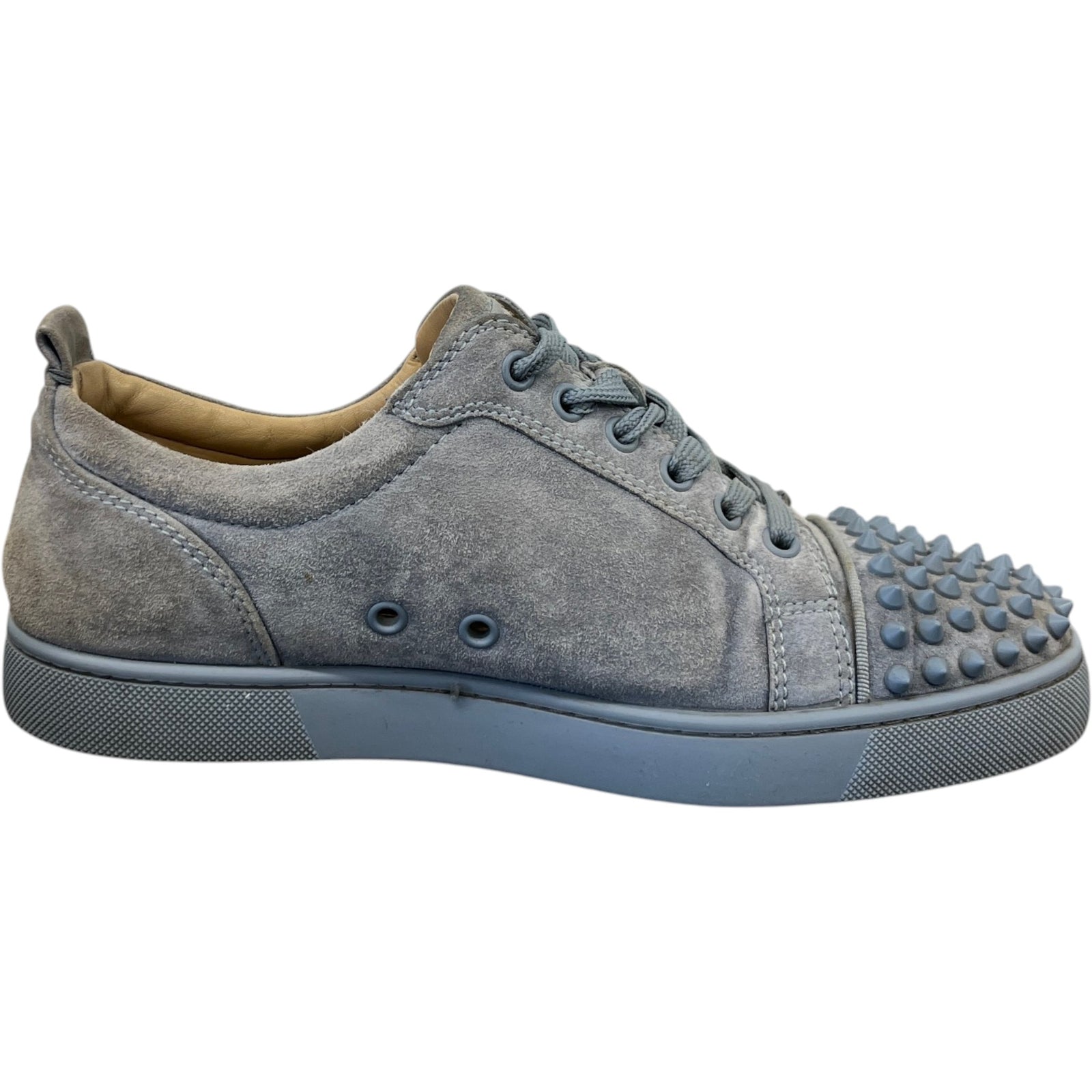 Men's Louis Junior Spikes Flat Low Trainers Grey Size EU 39.5 / UK 5.5 - Photo 4
