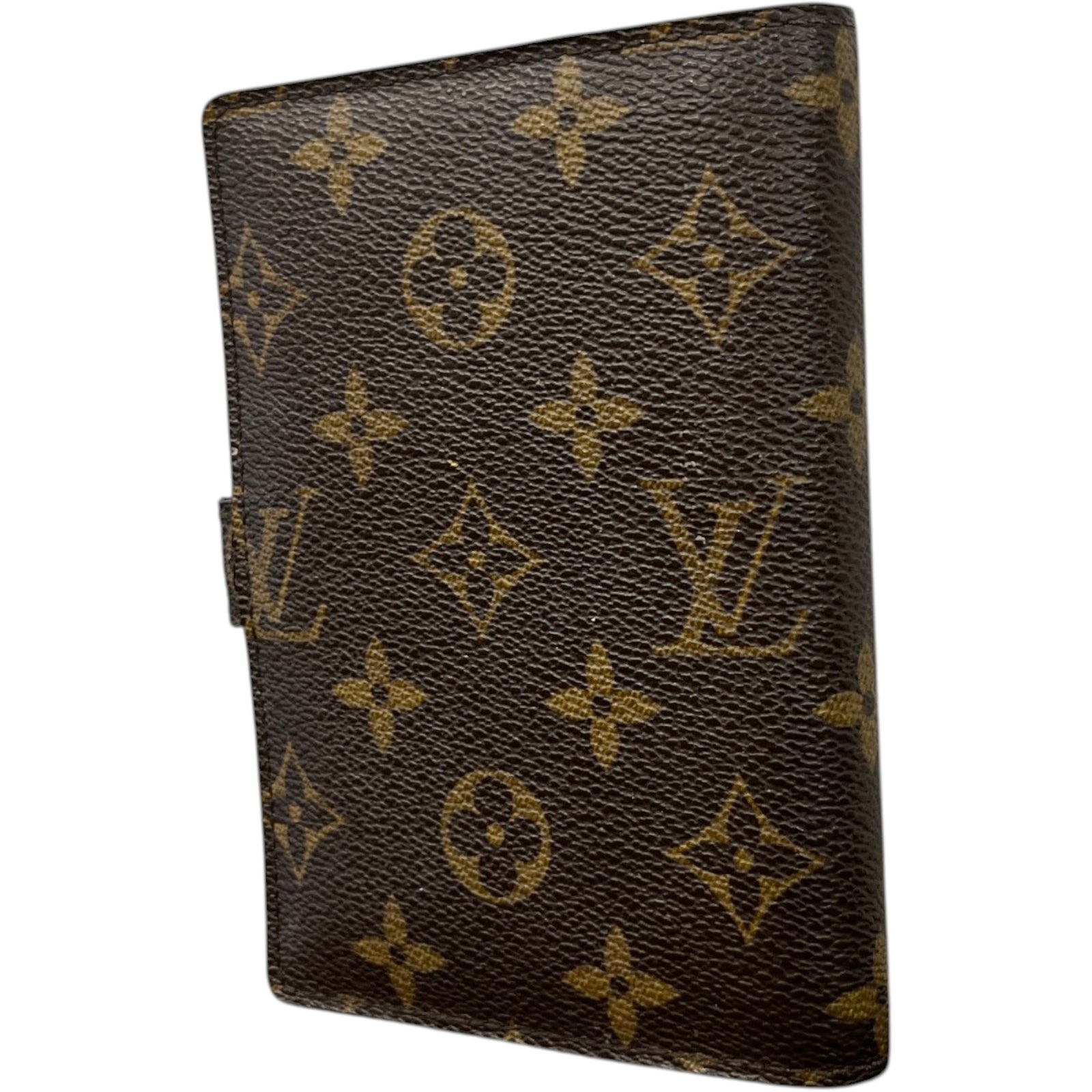 Women's Monogram Small Ring Agenda Cover Wallet Brown - Photo 6