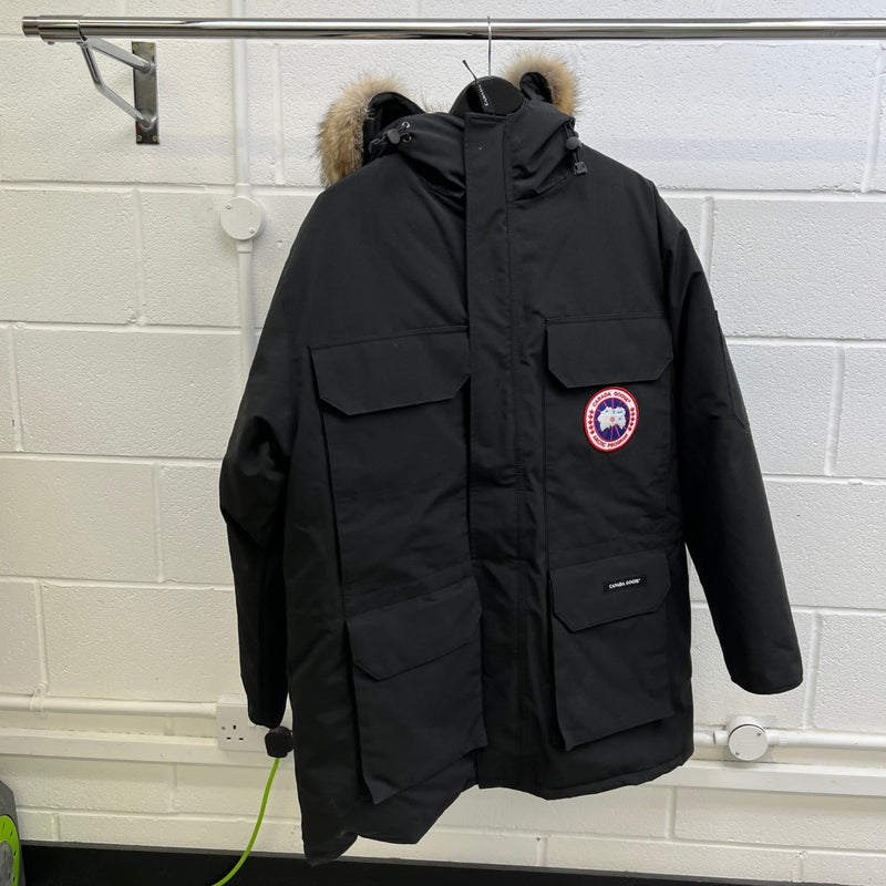 Men's Expedition Parka Down Jacket Black Size M