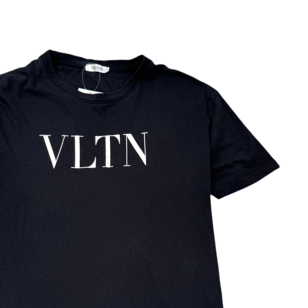 Men's Logo Print T-Shirt Black Size XL - Photo 3