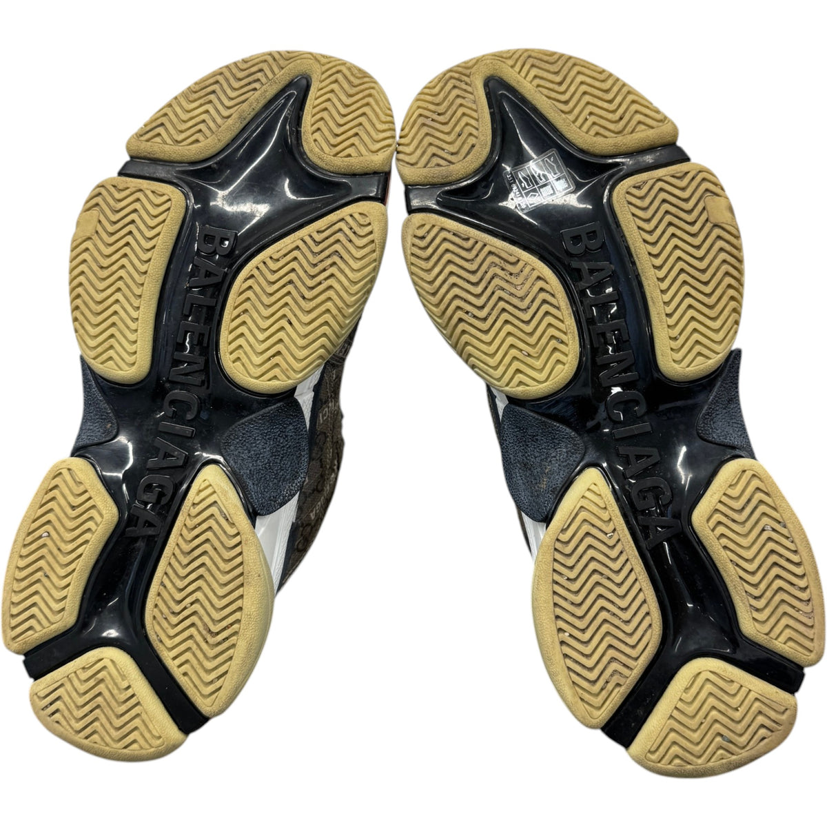 Women's x Balenciaga The Hacker Project Triple S Low Trainers Beige Size UK 6 / EU 39 - Photo 10