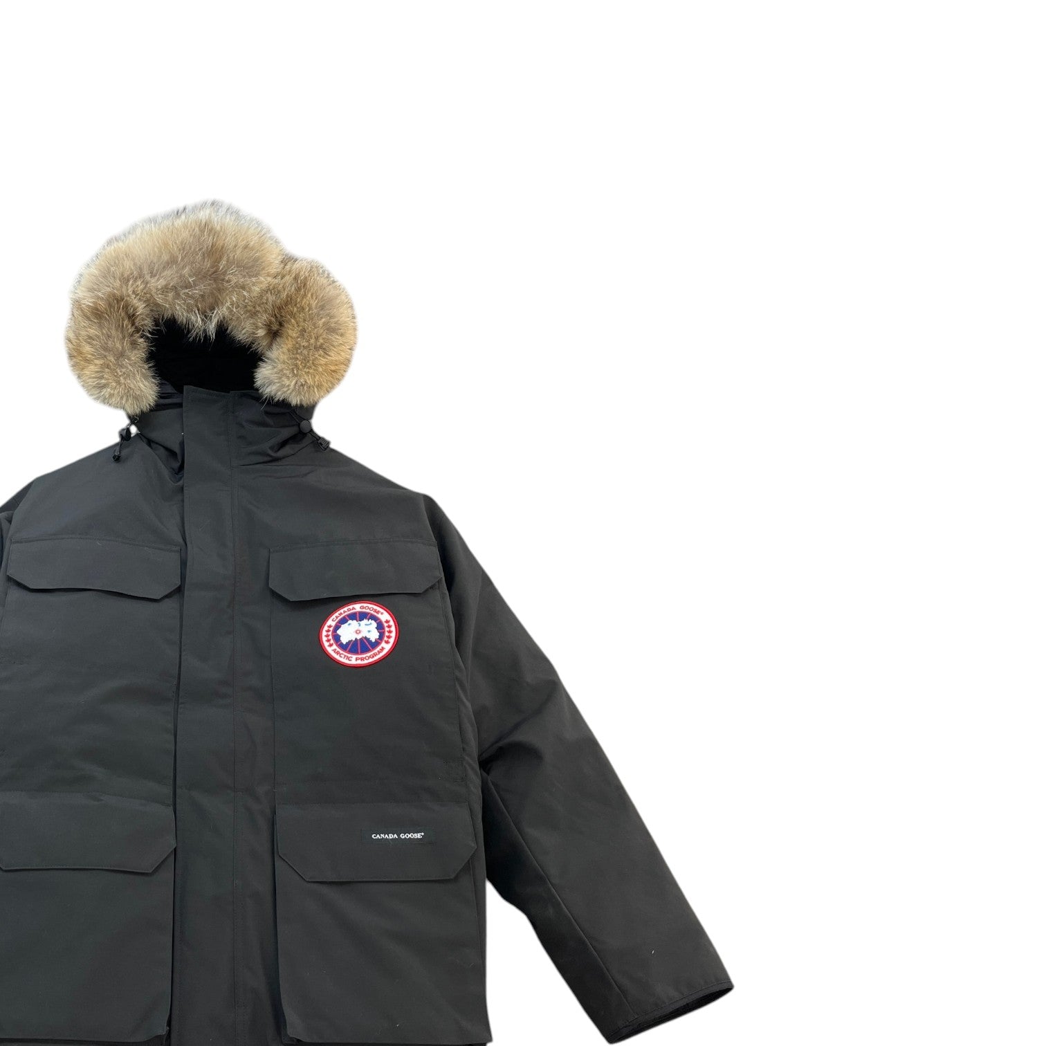 Men's Expedition Parka Down Jacket Black Size M - Photo 3
