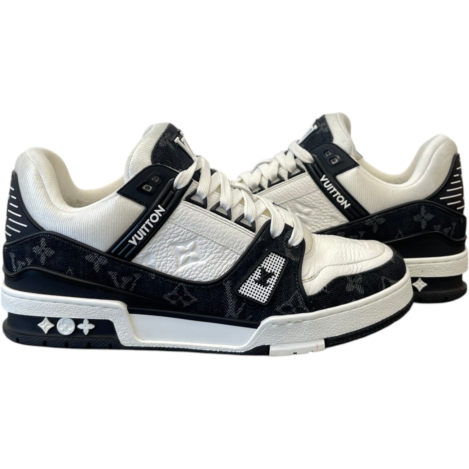 Men's Lv Low Trainers Black Size EU 40 / UK 6 - Photo 3