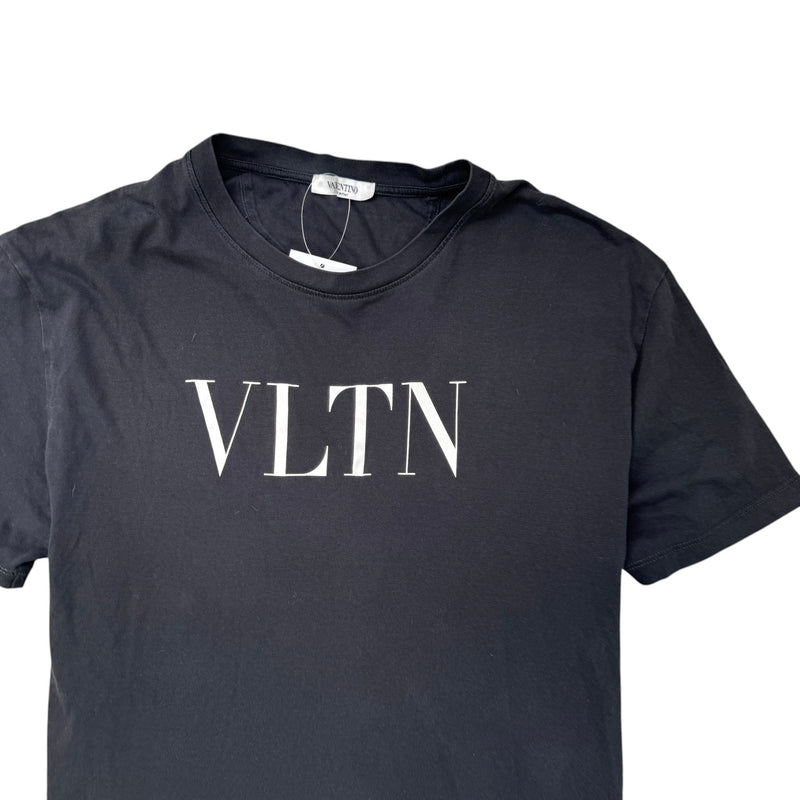 Men's Logo Print T-Shirt Black Size XL