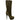 Women's Heeled Knee High Boots Khaki Size EU 37.5 / UK 4.5