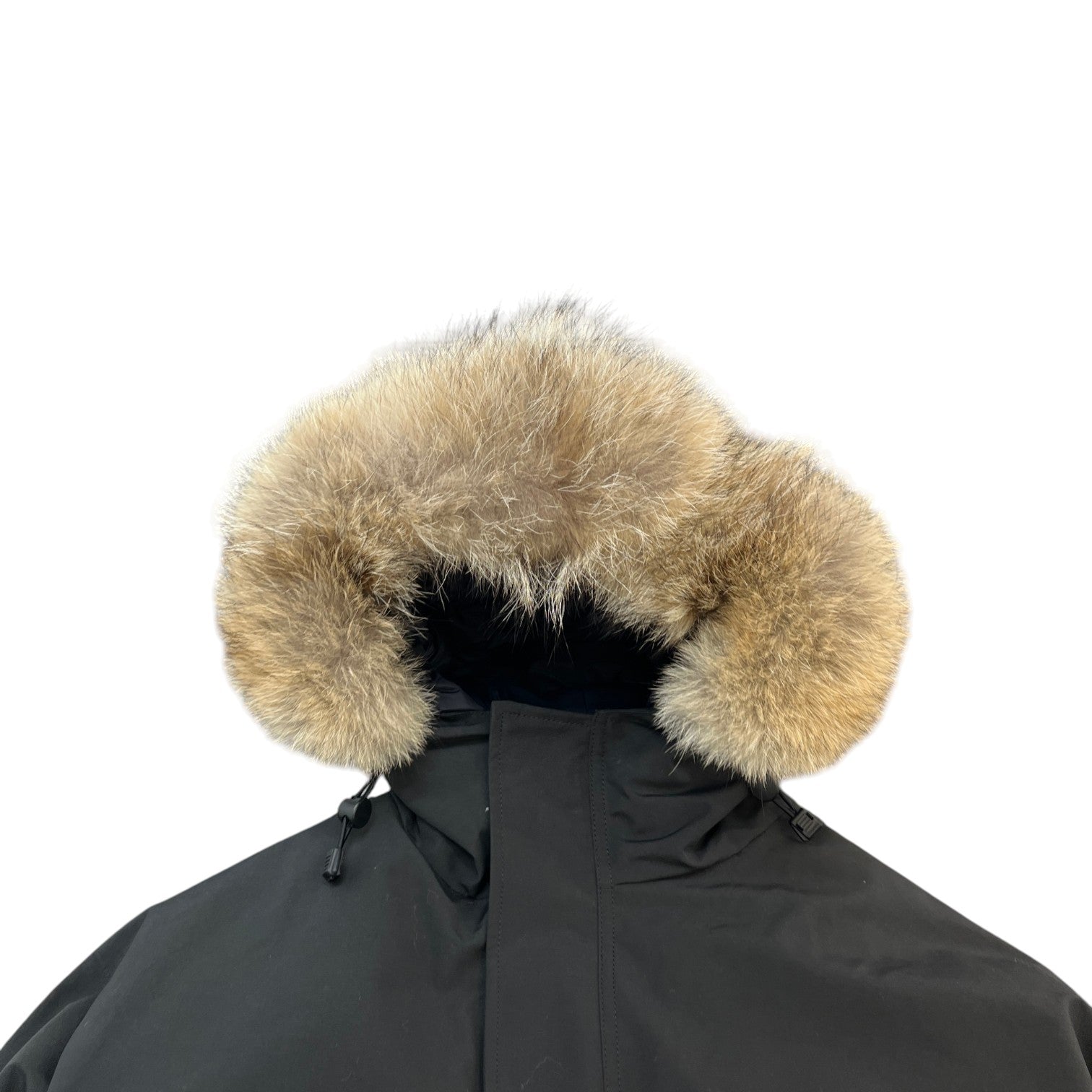 Men's Expedition Parka Down Jacket Black Size M - Photo 5
