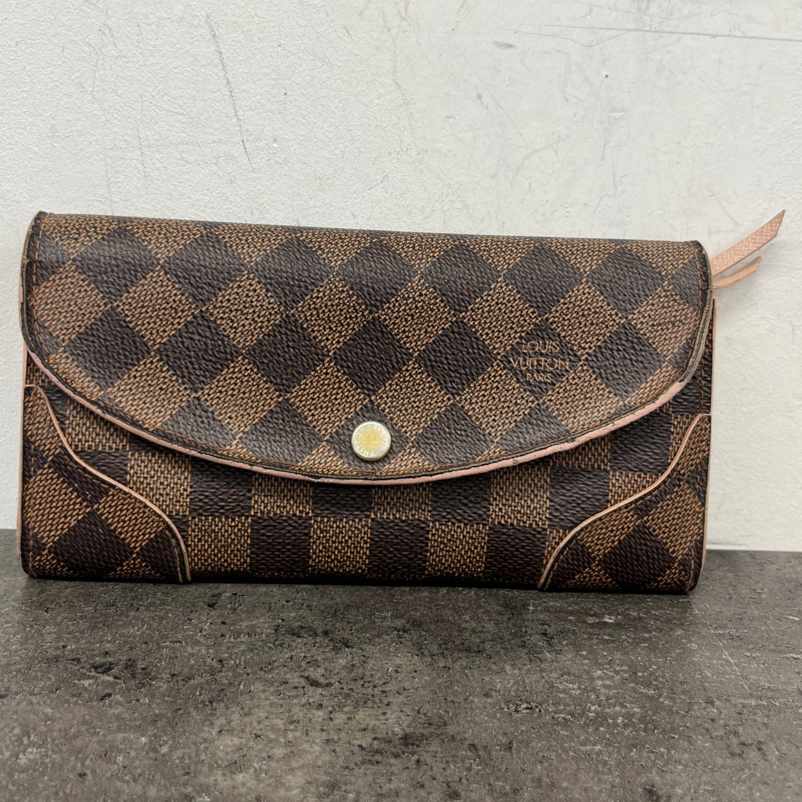 Women's Damier Ebene Caissa Purse Brown - Photo 12