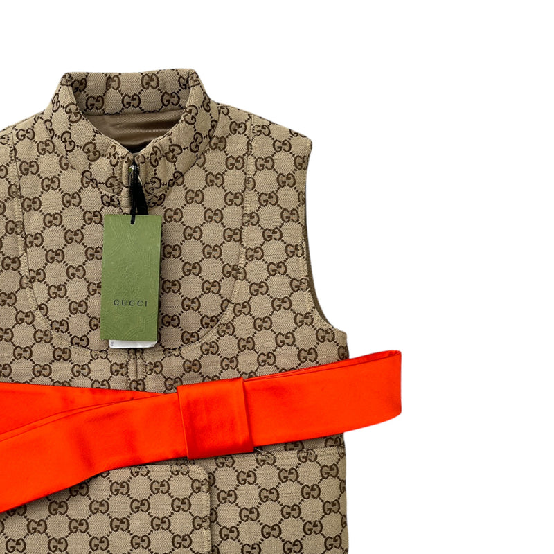 Women's Gg Supreme Gilet Brown Size IT 36 / UK 4