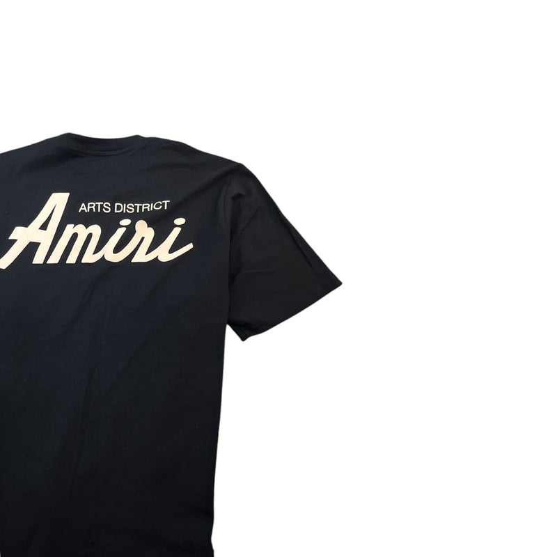Men's City Logo Print T-Shirt Black Size L
