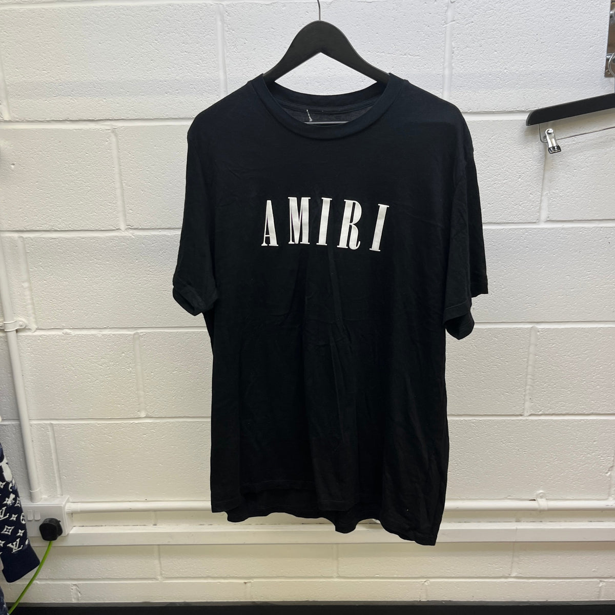 Men's Logo Print T-Shirt Black Size XL - Photo 7