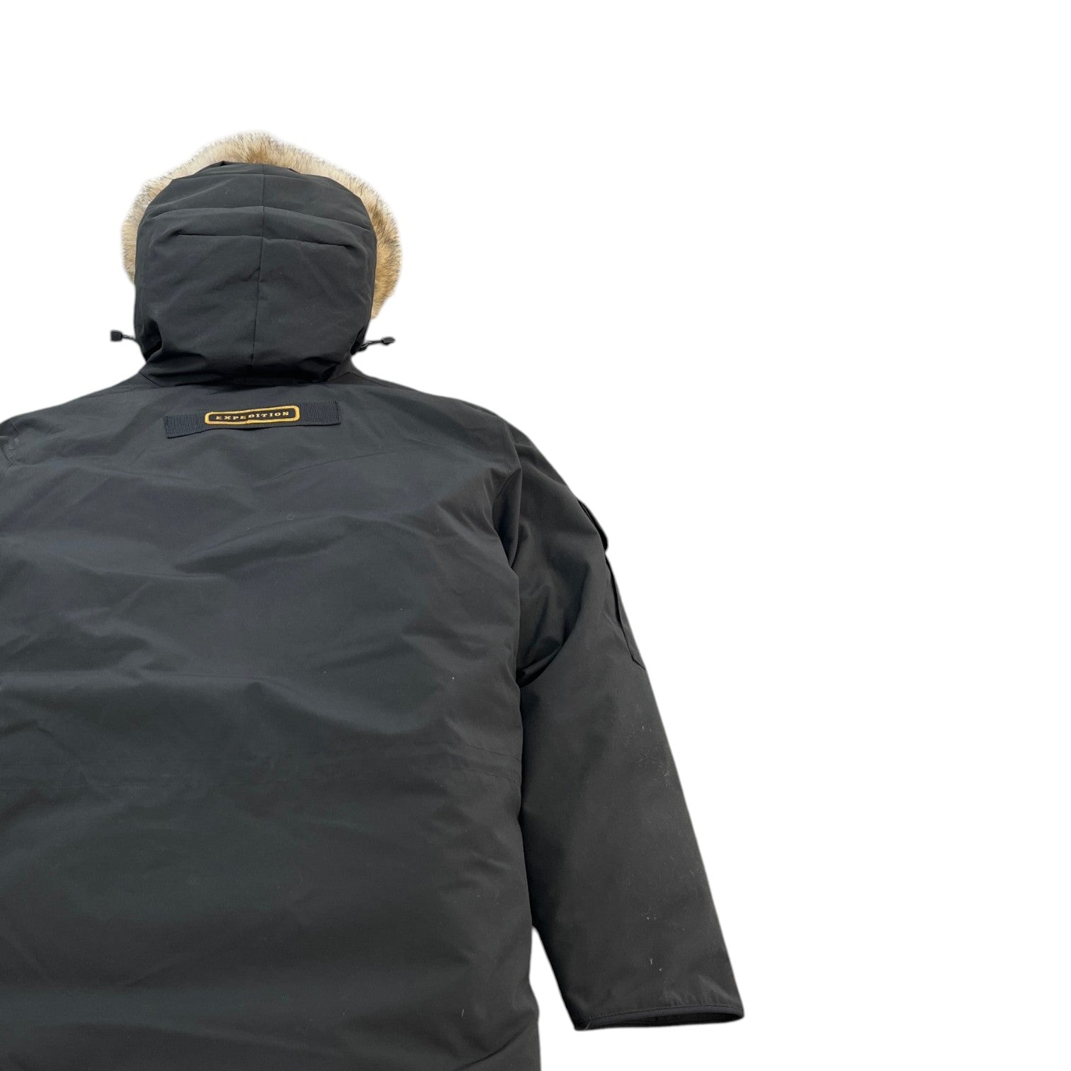 Men's Expedition Parka Down Jacket Black Size M - Photo 4