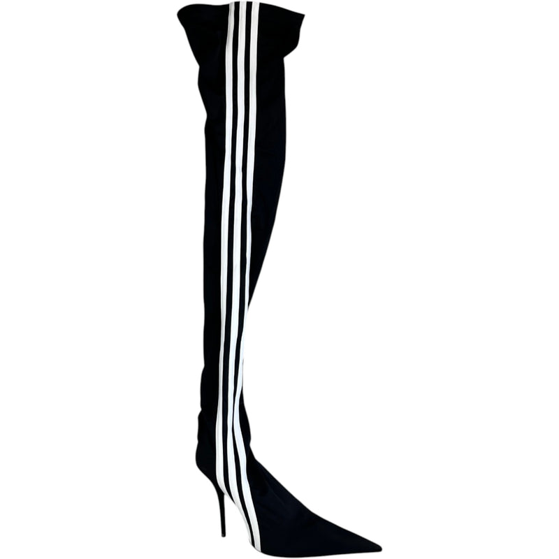 Women's X Adidas Black Knee High Heels Black Size EU 41 / UK 8