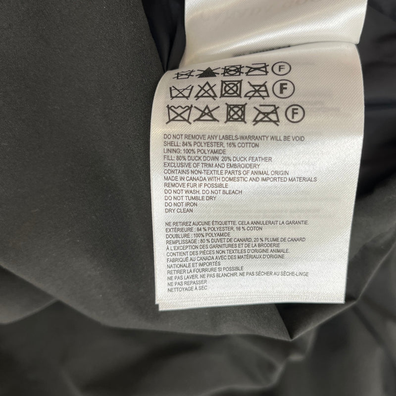 Men's Expedition Parka Down Jacket Black Size M