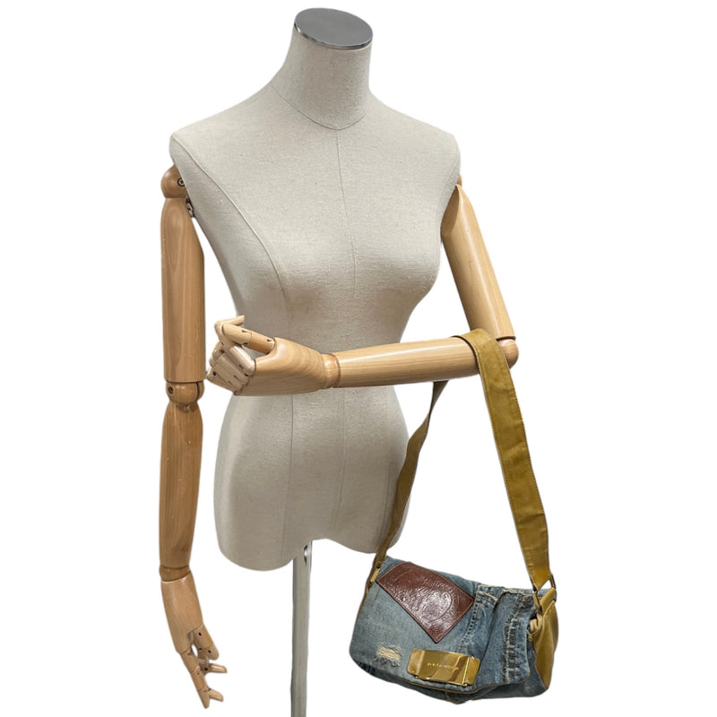 Women's Denim Shoulder Handbag Blue