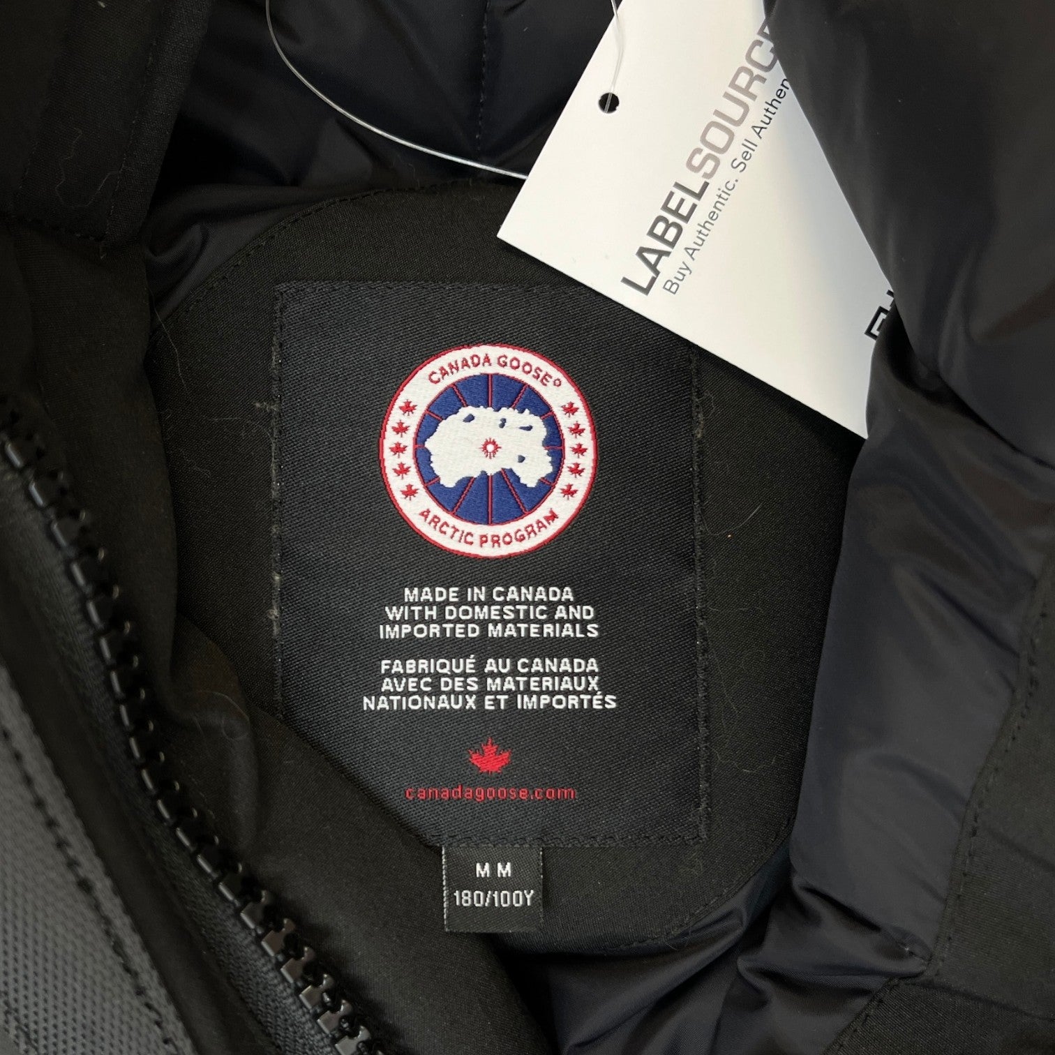 Men's Expedition Parka Down Jacket Black Size M - Photo 7