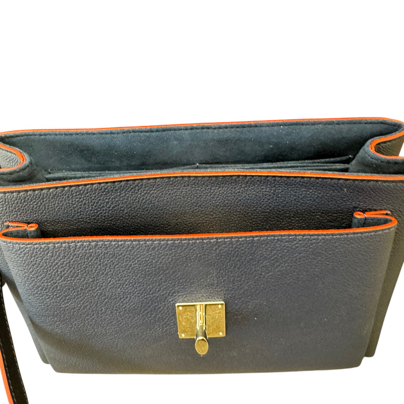 Women's Mylockme Satchel Chain Handbag Navy