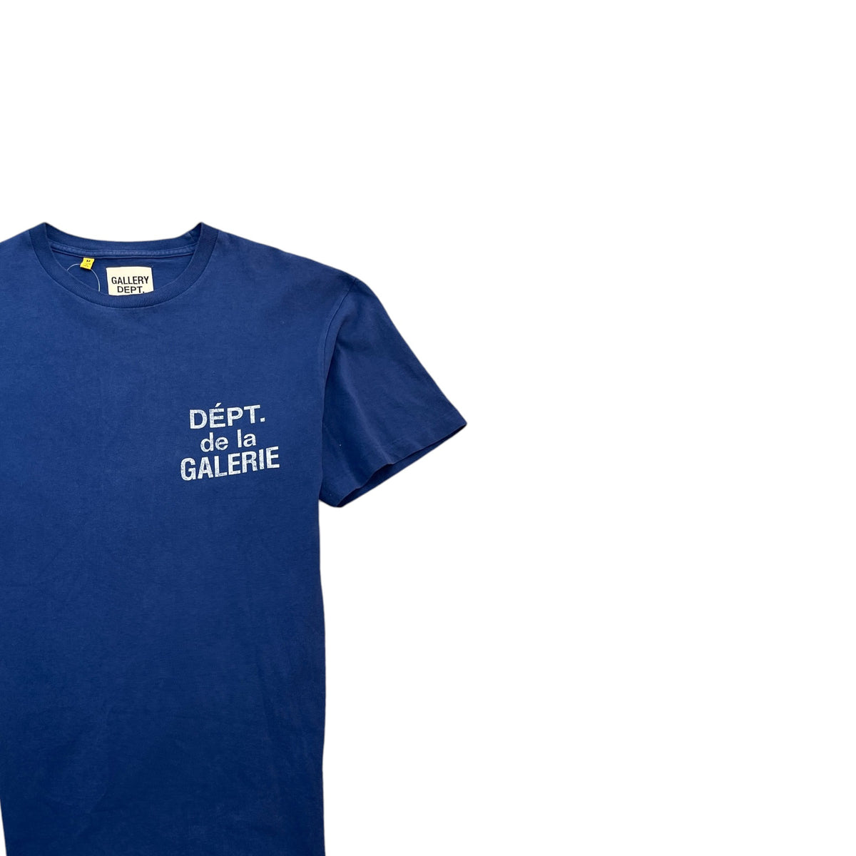 Men's Logo Print T-Shirt Blue Size M - Photo 3