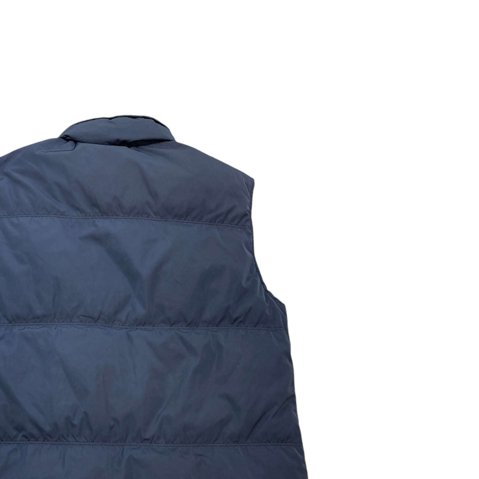 Men's Vintage Check Gilet Navy Size M - Photo 4