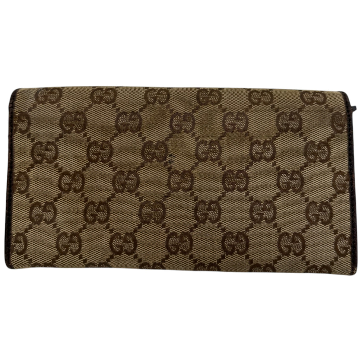 Women's GG Canvas Bamboo Bar Purse Brown - Photo 2