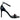 Women's Open Toe Heels Black Size EU 37 / UK 4
