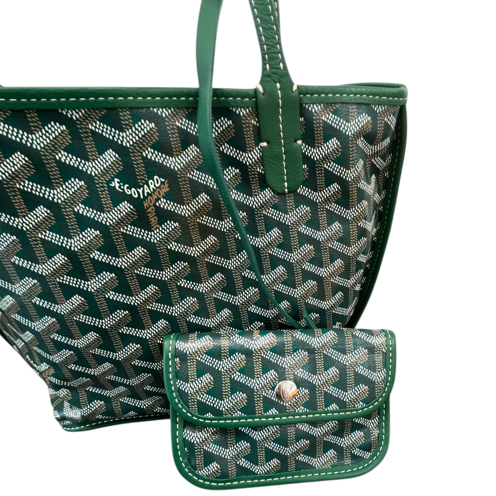Women's Anjou Mini Tote Handbag Green - Photo 11
