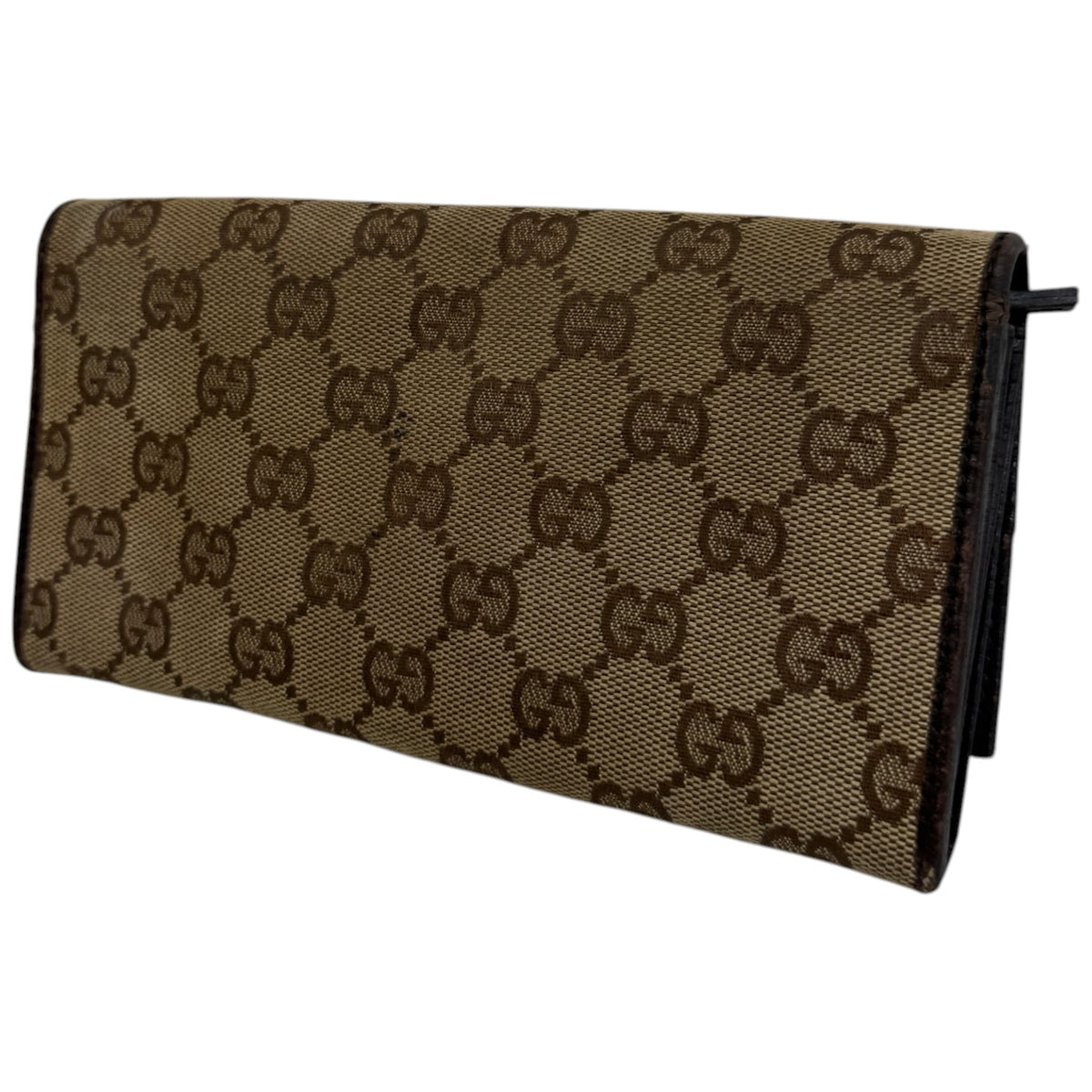 Women's GG Canvas Bamboo Bar Purse Brown - Photo 6