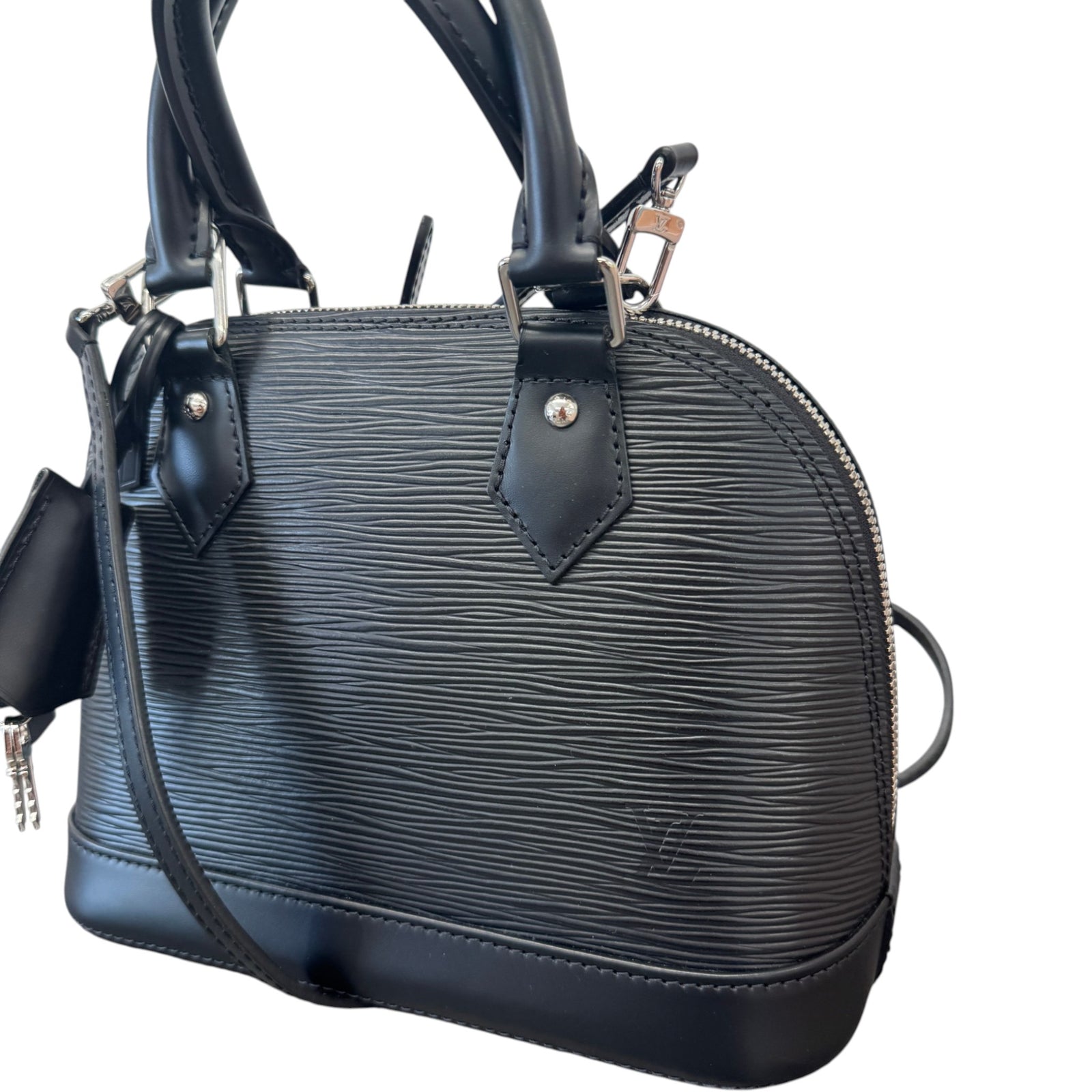 Women's Epi Leather Alma BB Handbag Black - Photo 4