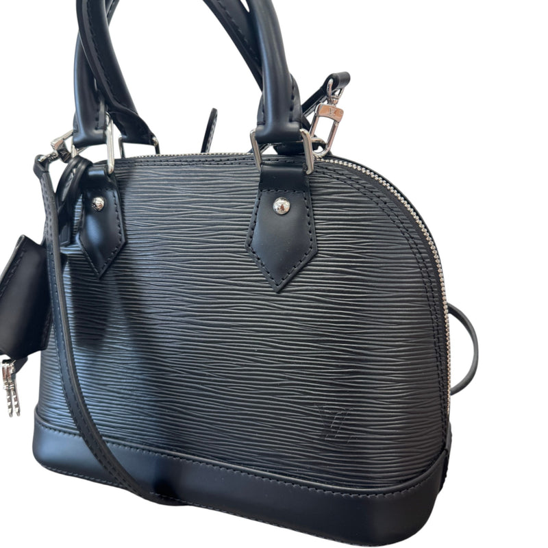 Women's Epi Leather Alma BB Handbag Black