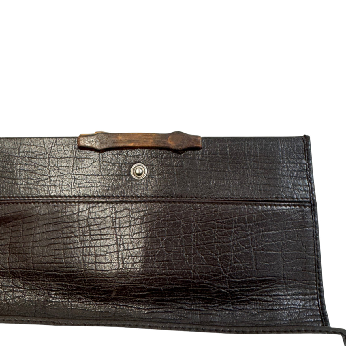 Women's GG Canvas Bamboo Bar Purse Brown - Photo 7