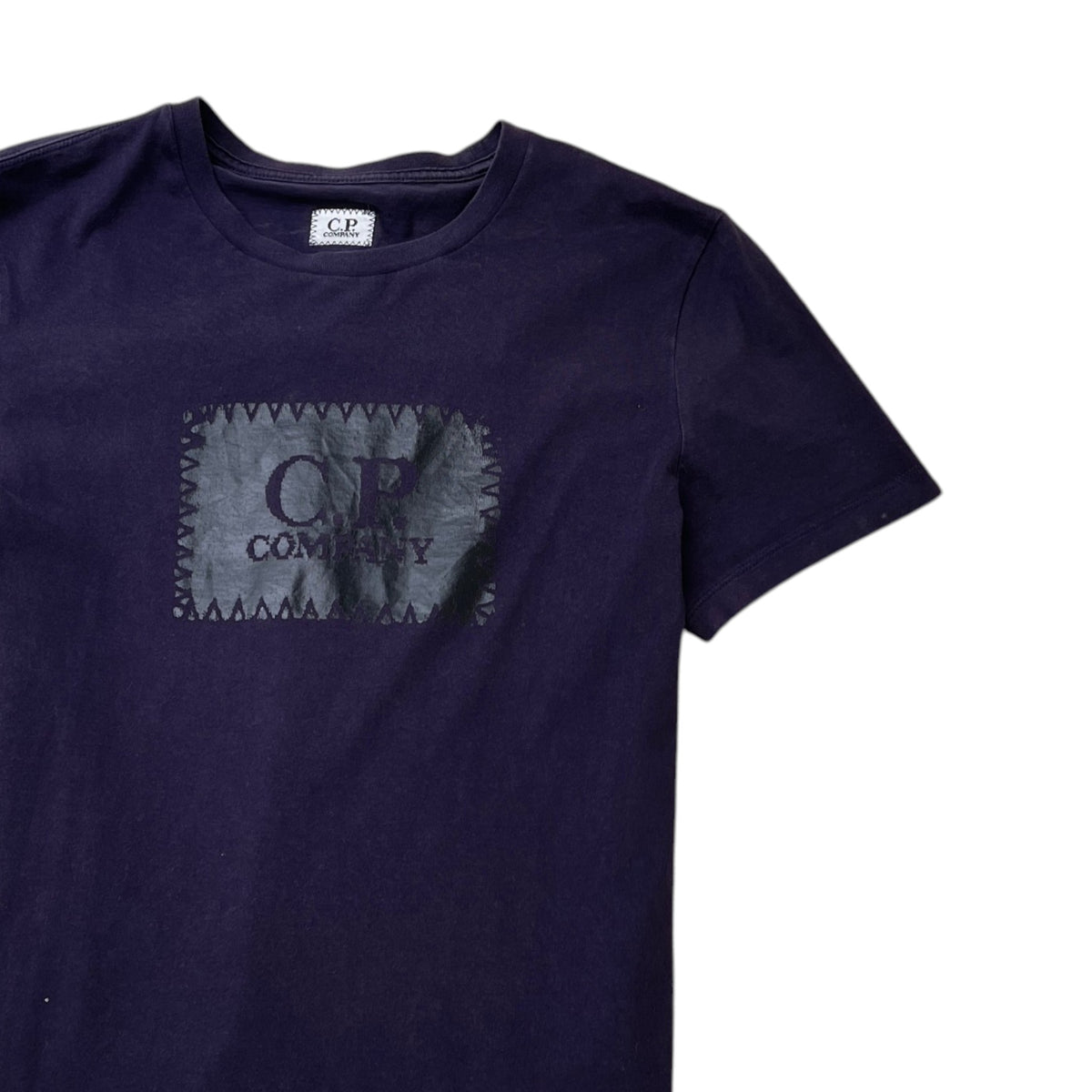 Men's Logo Print T-Shirt Navy Size S - Photo 3
