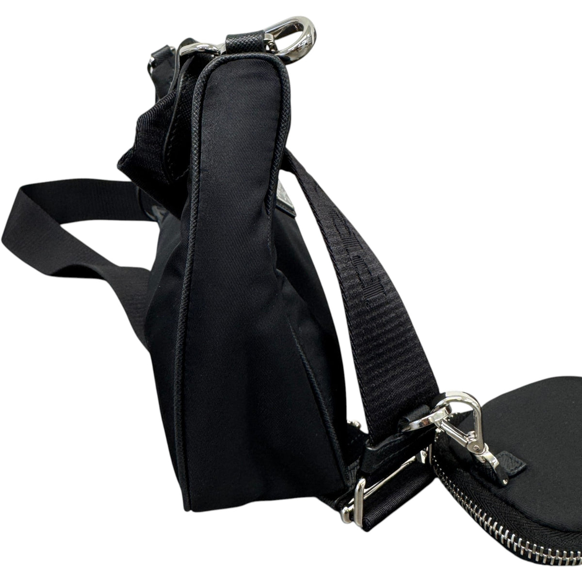 Women's Re-Edition 2005 Re-Nylon Handbag Black - Photo 5