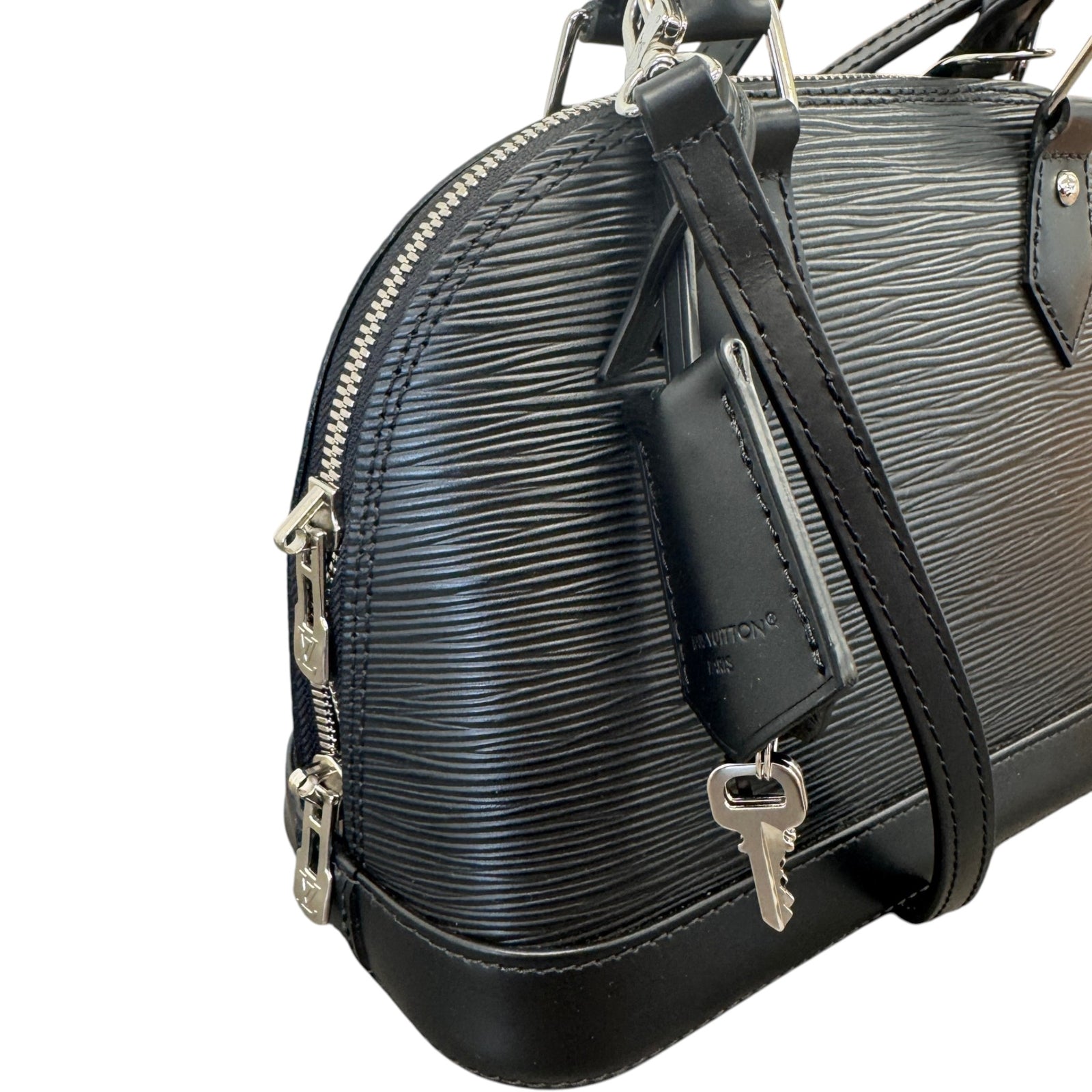 Women's Epi Leather Alma BB Handbag Black - Photo 5