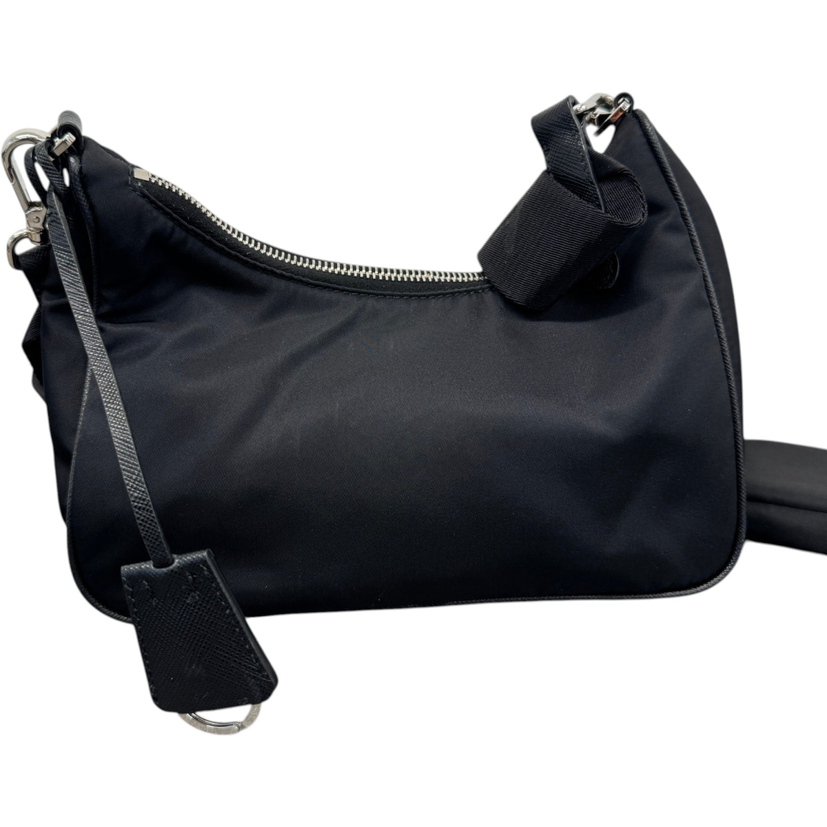 Women's Re-Edition 2005 Re-Nylon Handbag Black - Photo 3