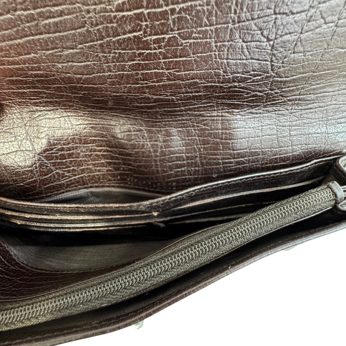 Women's GG Canvas Bamboo Bar Purse Brown - Photo 9
