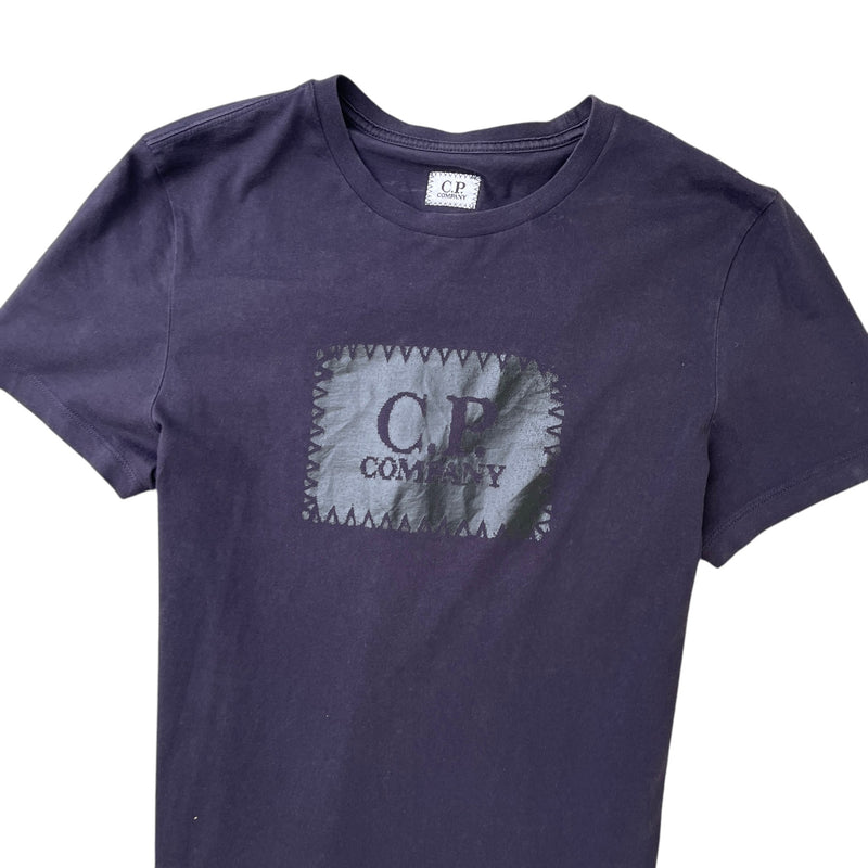 Men's Logo Print T-Shirt Navy Size S