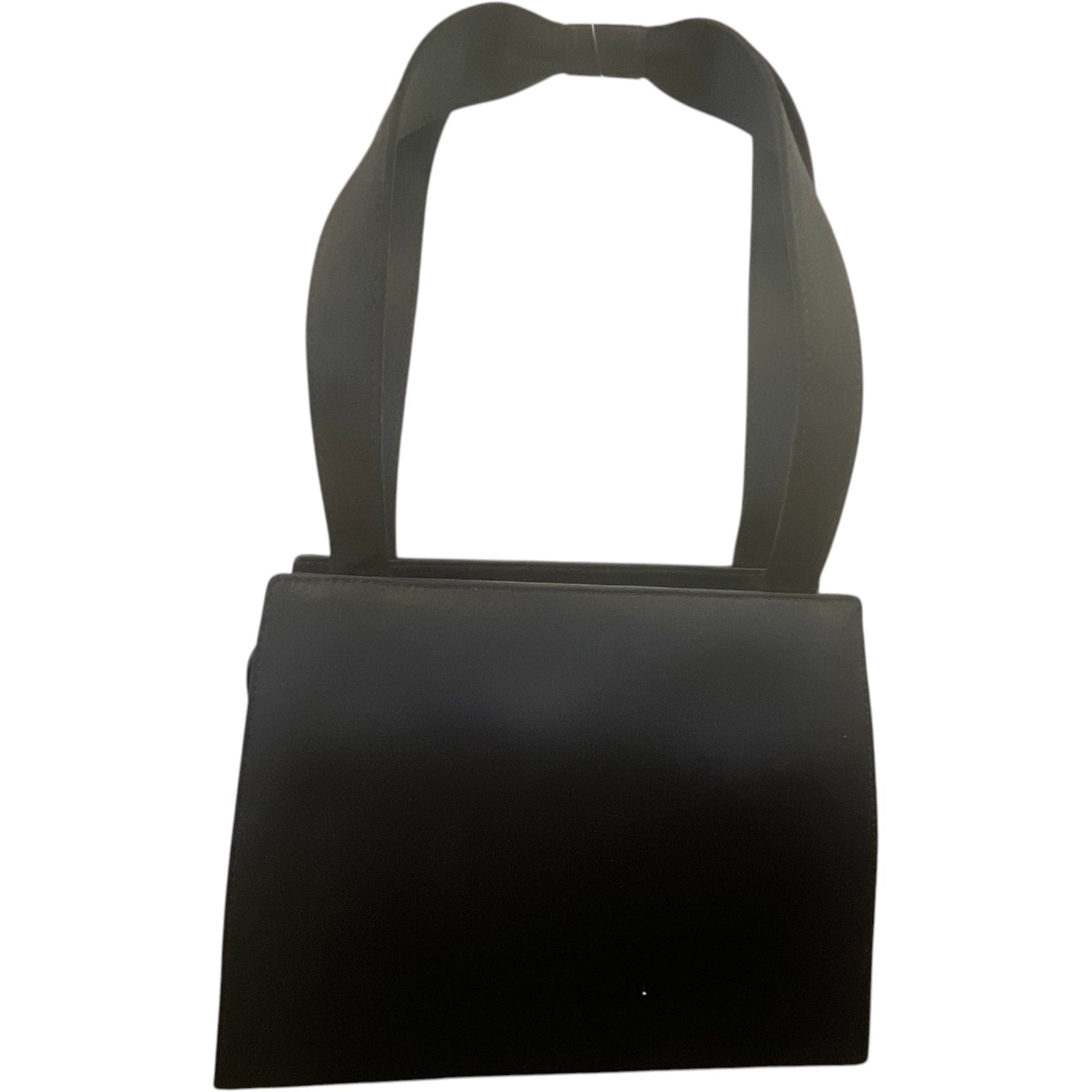 Women's Vintage Camellia Satin Bag Black - Photo 3