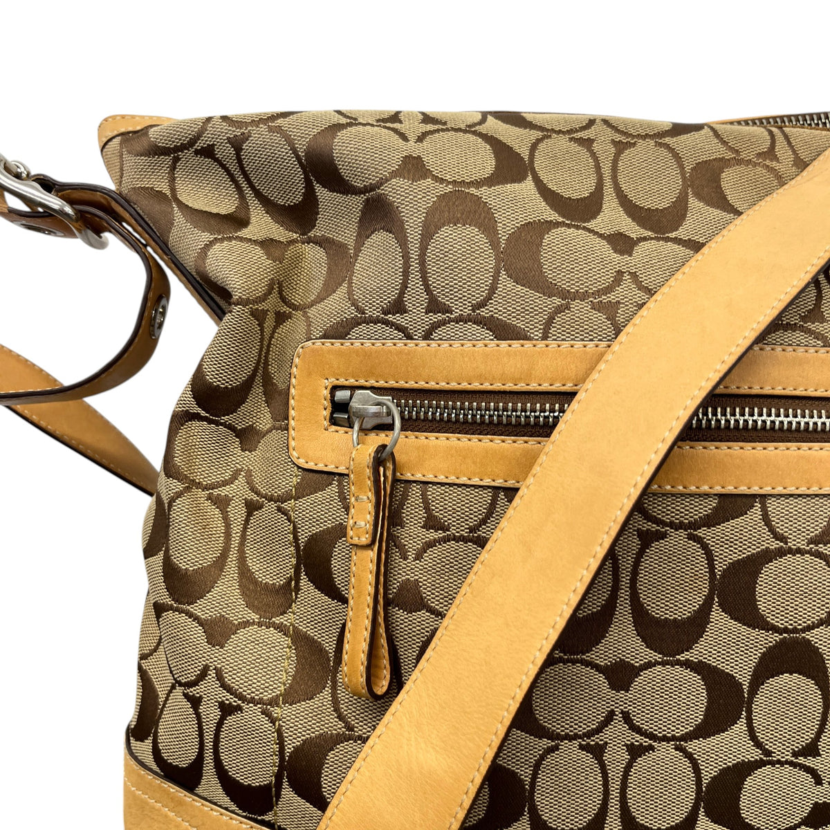 Women's 9362 Slim Crossbody Bag Beige - Photo 6