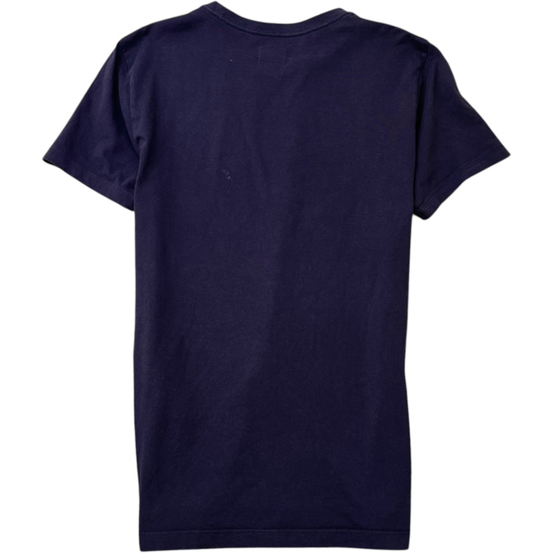 Men's Logo Print T-Shirt Navy Size S